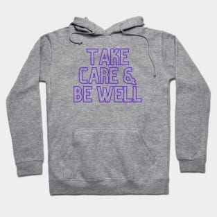 Scream Therapy Take Care & Be Well design Hoodie
